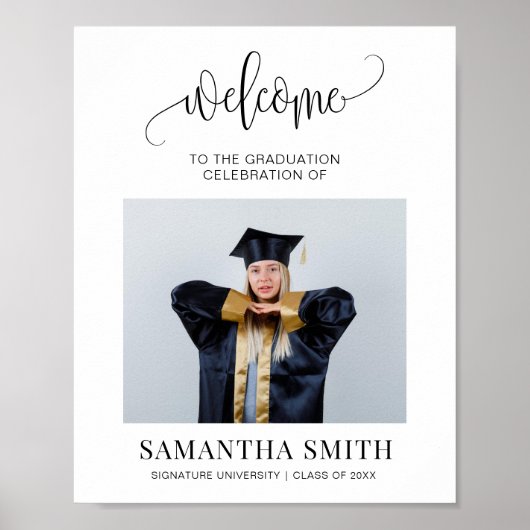 Begrüßungsklasse der Minimalistischen Absolventen Poster (Vorne)