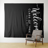 Begrüßungsklasse Wiedersehen-Foto-Stand-Backbanner Wandteppich (Beispiel (Horizontal))