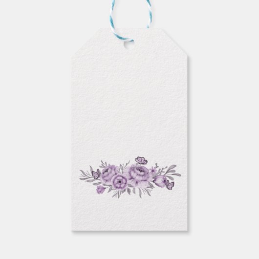 Begrüßungsmarke für Gastgeschenk Hochzeiten Geschenkanhänger (Rückseite)