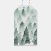 Begrüßungsmarken für Grüne und Gold-Berge Geschenkanhänger (Rückseite)