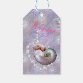 Begrüßungsmarken für Mädchen-Duschgeschenke Geschenkanhänger (Vorderseite)