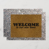 Begrüßungsmatte Einladung (Vorne/Hinten)