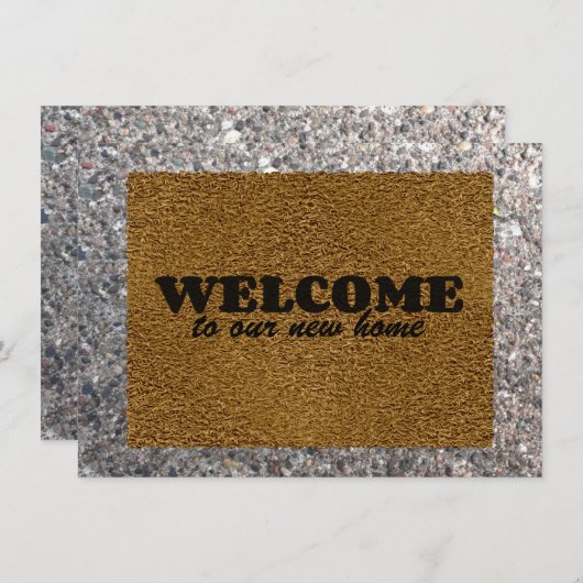 Begrüßungsmatte Einladung (Vorne/Hinten)