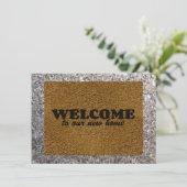 Begrüßungsmatte Einladung (Stehend Vorderseite)