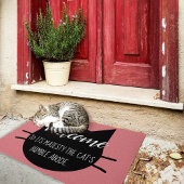 Begrüßungsmatte für Katzen Fußmatte
