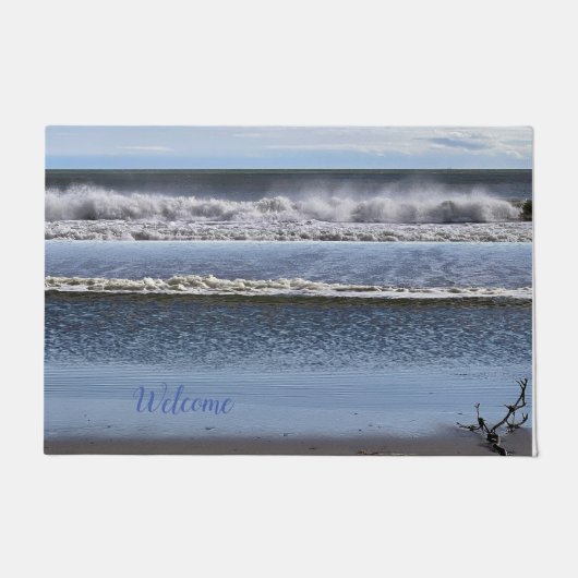 Begrüßungsmatte für Zuhause an der Küste Fußmatte (Vorderseite)