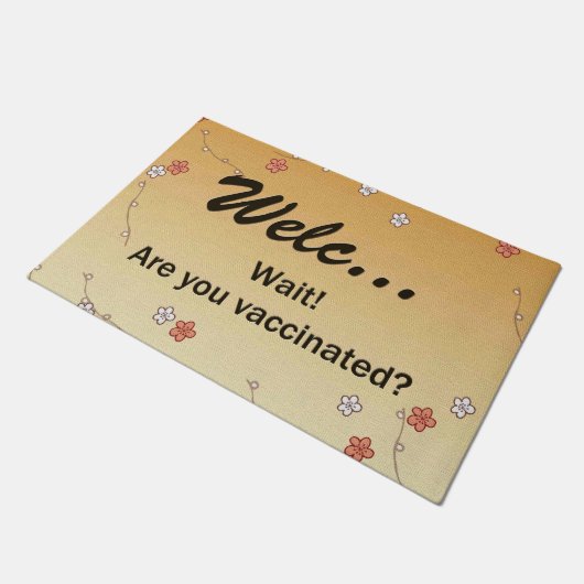 Begrüßungsmatte Fußmatte (Schrägansicht)