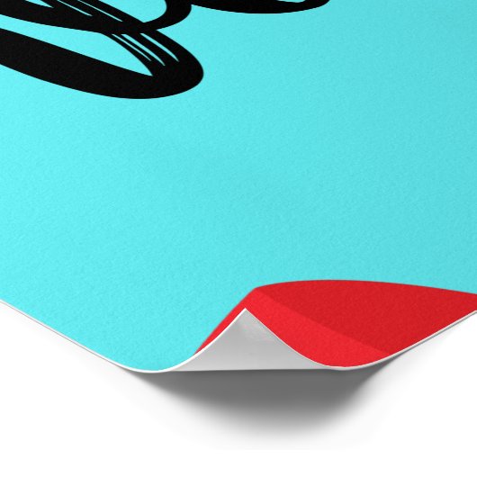 Begrüßungsmauer Poster (Ecke)