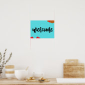 Begrüßungsmauer Poster (Küche)