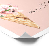 Begrüßungspapier für das Brautparty Poster (Ecke)