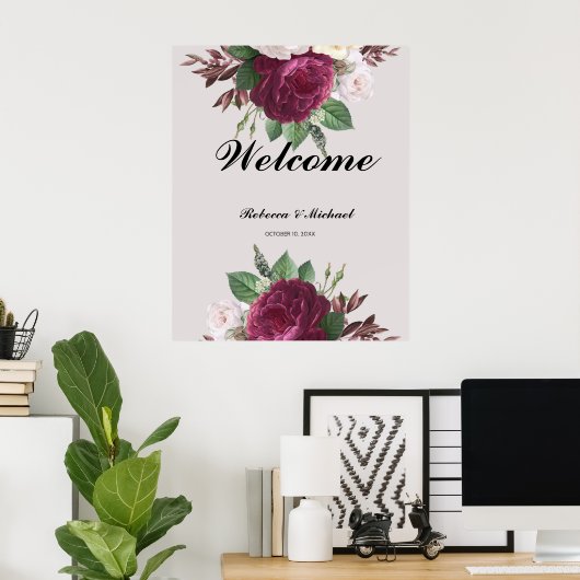 Begrüßungspapier Poster (Heimbüro)