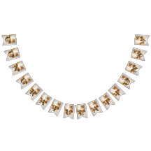 Begrüßungsparty Golden Orange Weiße Blume