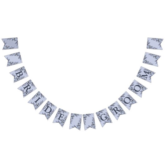 Begrüßungsparty Navy Blue Gray Dekor Moderne Wimpelkette (Alle)