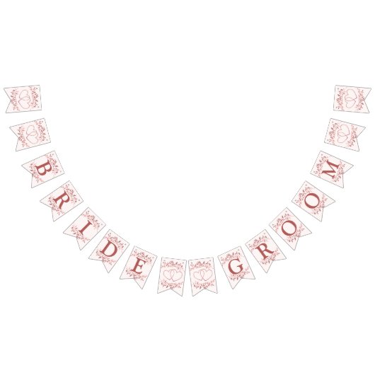 Begrüßungsparty Peach Rosa Dekor Moderne Wimpelkette (Alle)