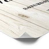 Begrüßungspposter Antler Sign Wedelblumen Poster (Ecke)