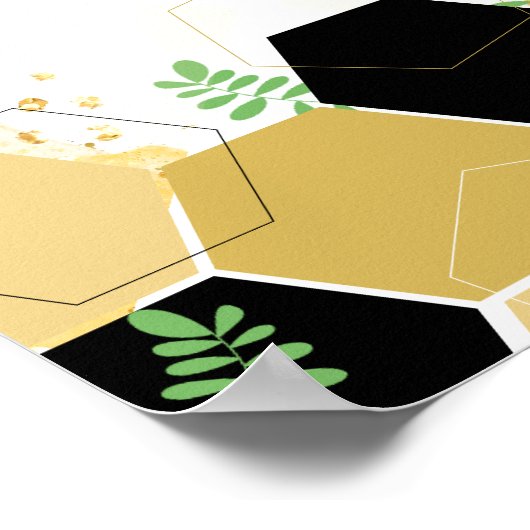 Begrüßungspposter Poster (Ecke)