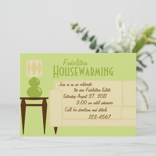 Begrüßungsraum Einladung (Stehend Vorderseite)