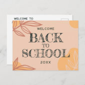 Begrüßungsrücklauf Postkarte (Vorne/Hinten)