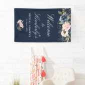 Begrüßungsschild für Brautpartys der Marine und de Banner (Insitu)