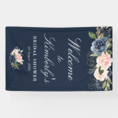 Begrüßungsschild für Brautpartys der Marine und de Banner (Horizontal)