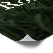 Begrüßungsschild mit Foto Poster (Ecke)