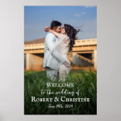 Begrüßungsschild mit Foto Poster (Vorne)