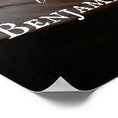 Begrüßungsschild mit Foto Poster (Ecke)