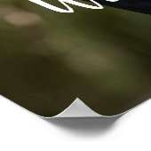 Begrüßungsschild mit Foto Poster (Ecke)