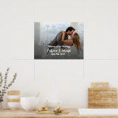 Begrüßungsschild mit Foto Poster (Küche)