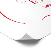 Begrüßungsschildkröte Poster (Ecke)