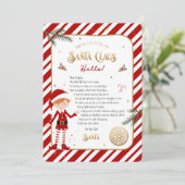 Begrüßungsschreiben der ersten Elf-Ankunft (Stehend Vorderseite)