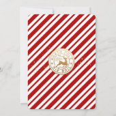 Begrüßungsschreiben der ersten Elf-Ankunft (Rückseite)