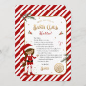 Begrüßungsschreiben der ersten Elf-Ankunft (Vorne/Hinten)