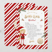 Begrüßungsschreiben der ersten Elf-Ankunft (Vorne/Hinten)