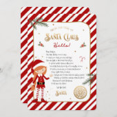 Begrüßungsschreiben der ersten Elf-Ankunft (Vorne/Hinten)