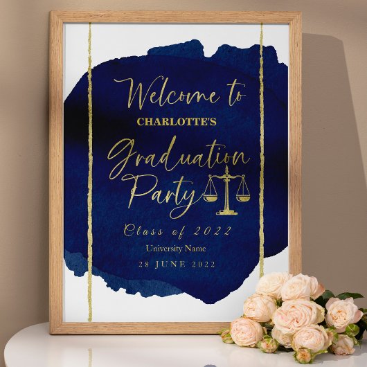 Begrüßungsschreiben der juristischen Fakultät Poster