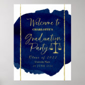 Begrüßungsschreiben der juristischen Fakultät Poster (Vorne)