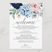 Begrüßungsschreiben für Navy Blooms Programm (Vorderseite)