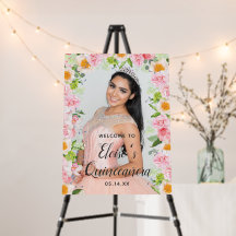 Begrüßungsschreiben für Quinceañera-Veranstaltunge