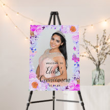 Begrüßungsschreiben für Quinceañera-Veranstaltunge