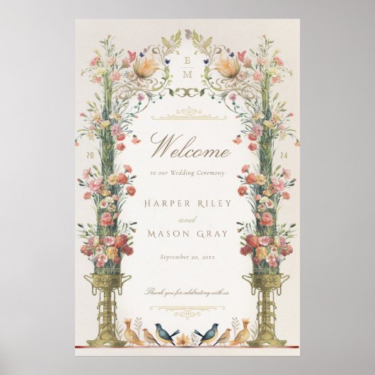 Begrüßungsschreiben Poster (Vorne)