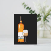 Begrüßungssekt Zuhause Postkarte (Stehend Vorderseite)