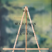 Begrüßungssignatur Minimalistisch Acrylschild (Neutral)