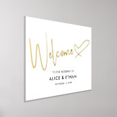 Begrüßungssignatur-Script-Herz Foliendrucke (Ablage )