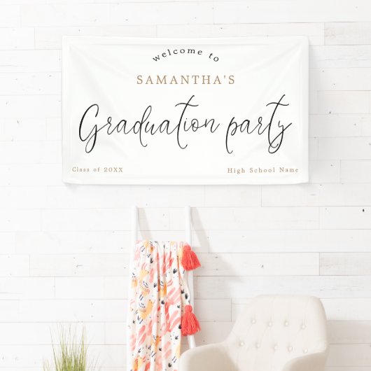 Begrüßungsskriptname Jahr-Absolvenzpartei Banner (Insitu)