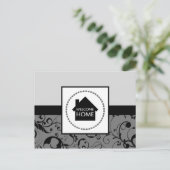 Begrüßungsstaube Zuhause Postkarte (Stehend Vorderseite)