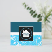 Begrüßungsstaube Zuhause Postkarte (Stehend Vorderseite)