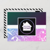 Begrüßungsstaube Zuhause Postkarte (Vorne/Hinten)