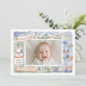 Begrüßungstag | Ankündigungskarte Ankündigung (Stehend Vorderseite)