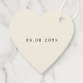 Begrüßungstag, Begrüßungstablett Geschenkanhänger (Rückseite)